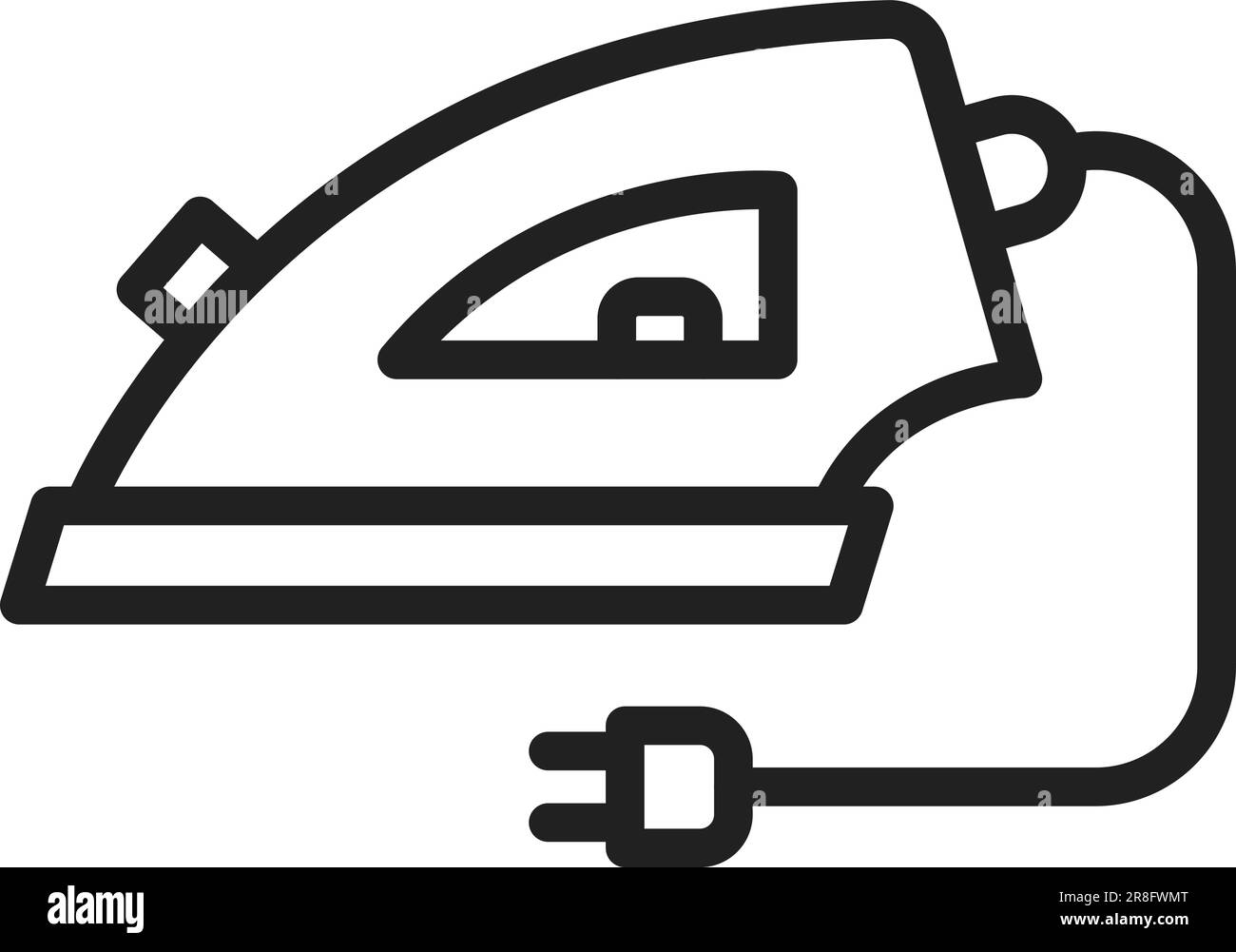 Immagine icona ferro. Illustrazione Vettoriale