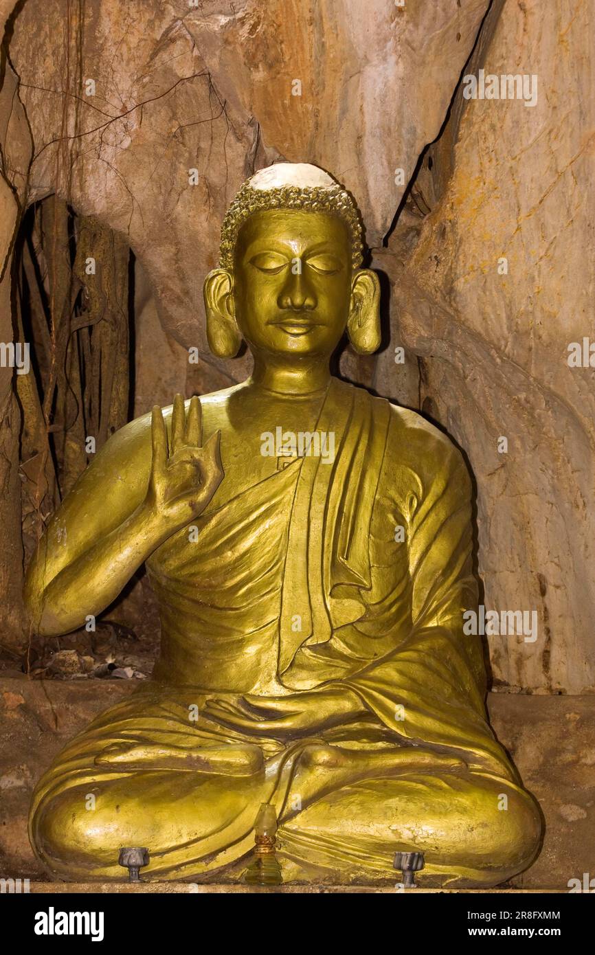 Statua di Buddha, Montagne di marmo, Hoi An, Vietnam Foto Stock