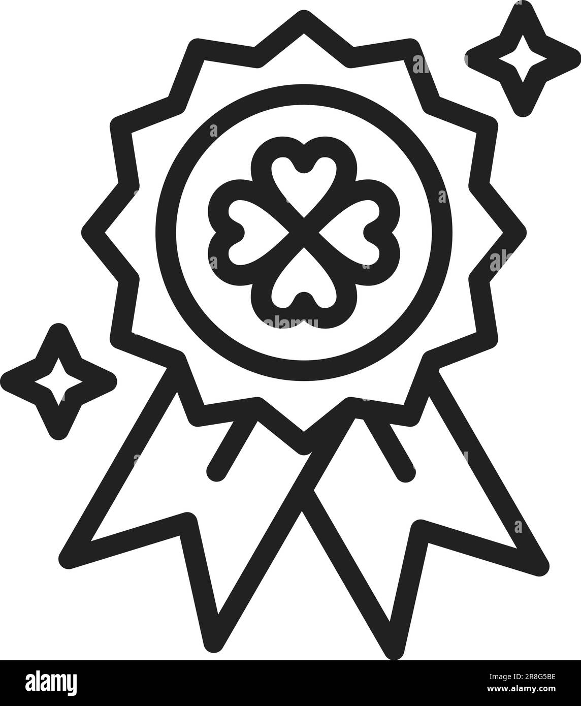 Immagine icona medaglia. Illustrazione Vettoriale