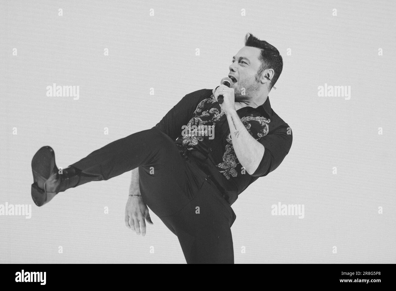 Tiziano §ferro in concerto allo Stadio San Siro di Milano Foto Stock