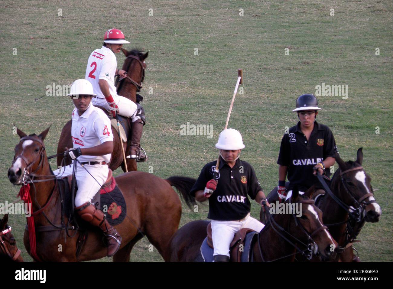 Polo Match, Jaipur, Rajasthan, India Foto Stock