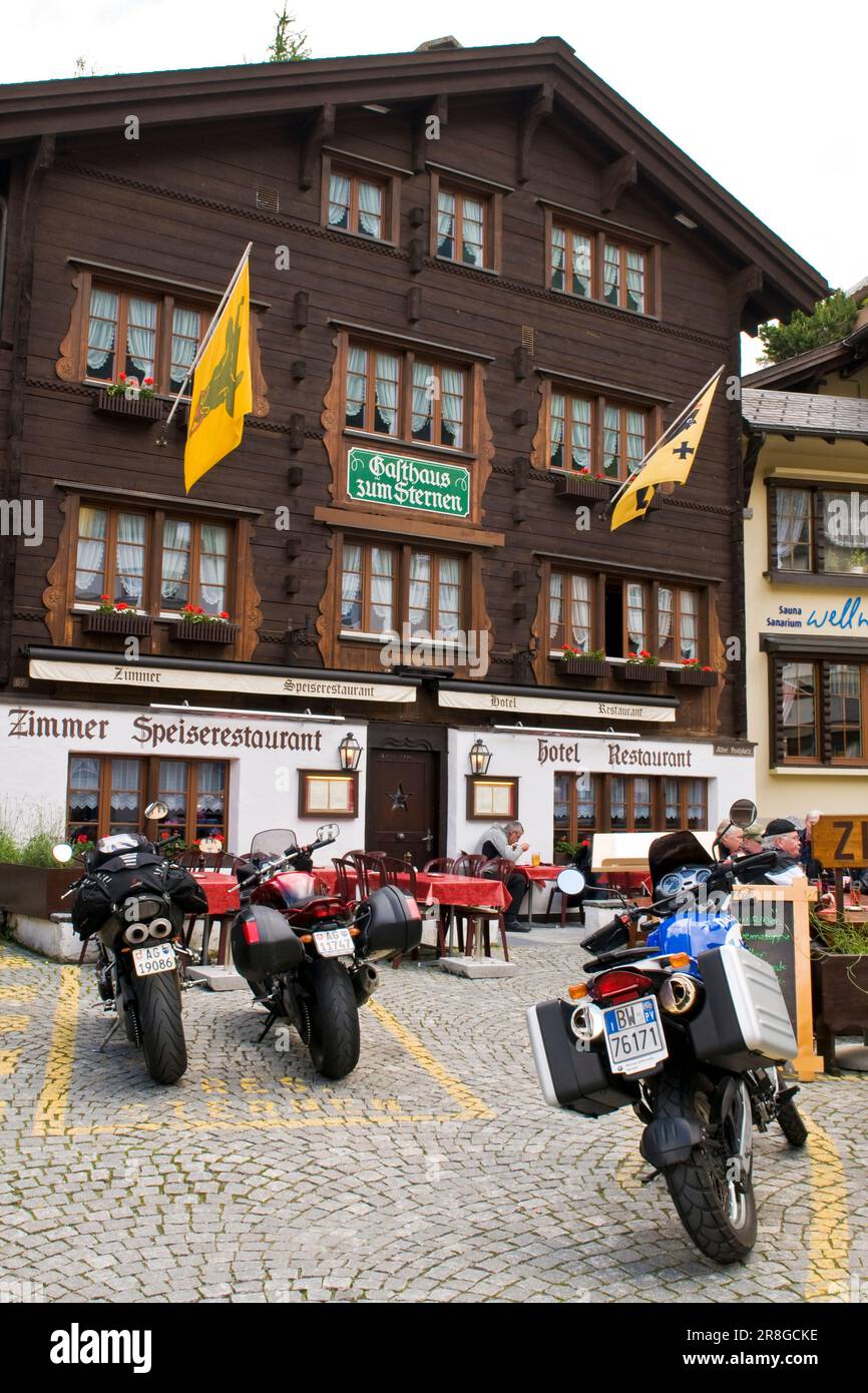 Andermatt, Canton Uri, Svizzera Foto Stock