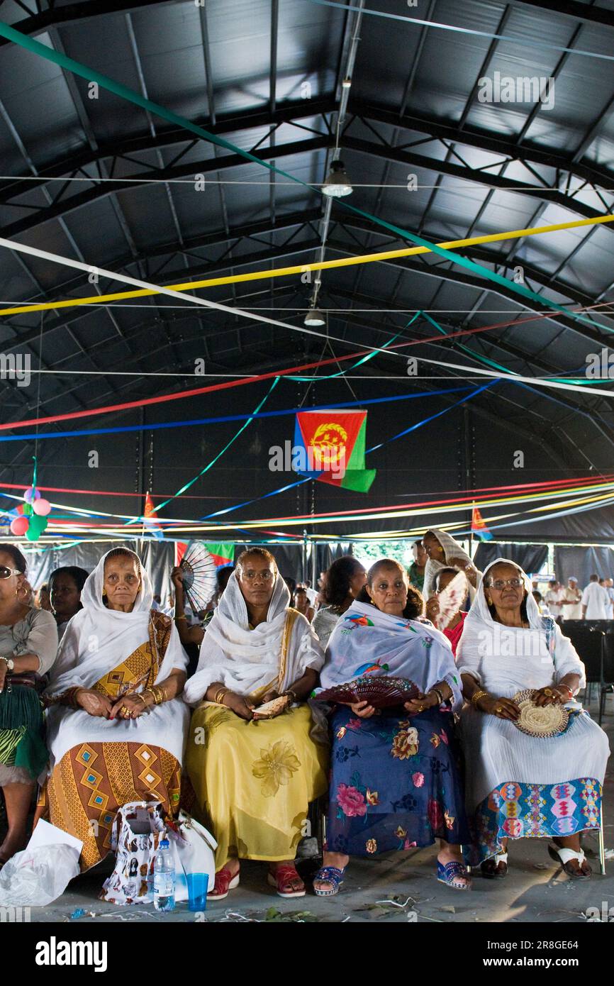 Festival del popolo eritreo in Italia, Cinisello Balsamo, Italia Foto Stock