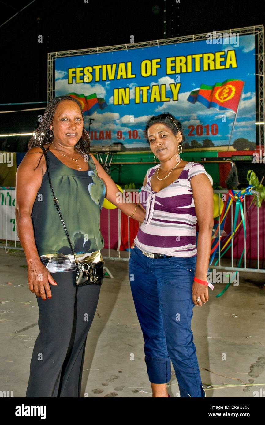 Festival del popolo eritreo in Italia, Cinisello Balsamo, Italia Foto Stock