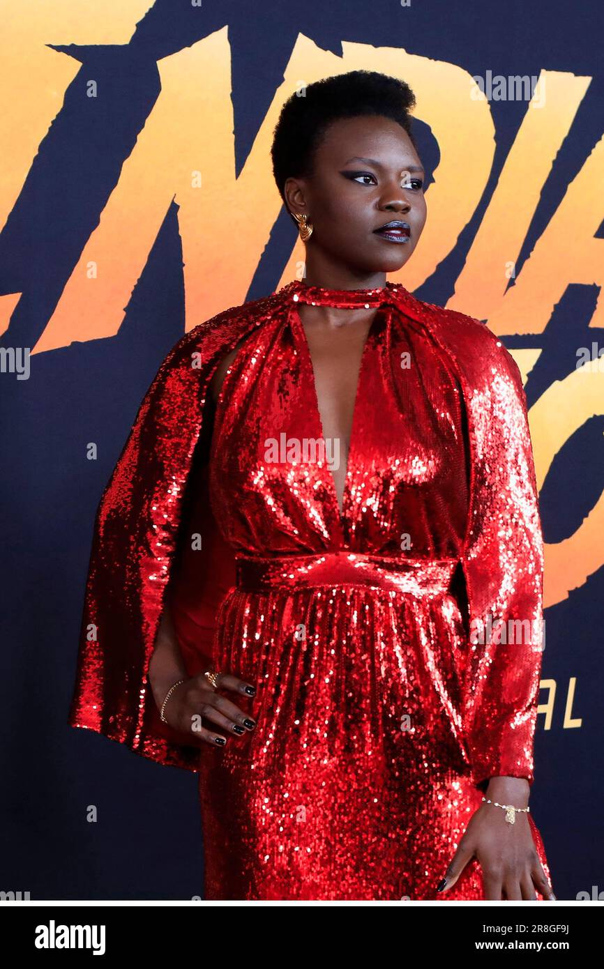 Los Angeles, California. 14th giugno, 2023. Shaunette Renee Wilson agli arrivi per L'INDIANA JONES E LA DIAL OF DESTINY Premiere, El Capitan Theatre, Los Angeles, CA 14 giugno 2023. Credit: Priscilla Grant/Everett Collection/Alamy Live News Foto Stock