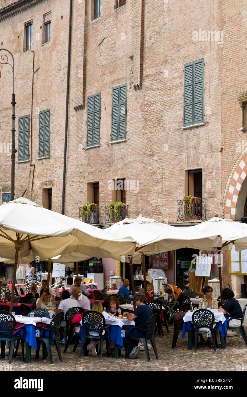 Piazza Sordello, Mantova, Italia Foto Stock