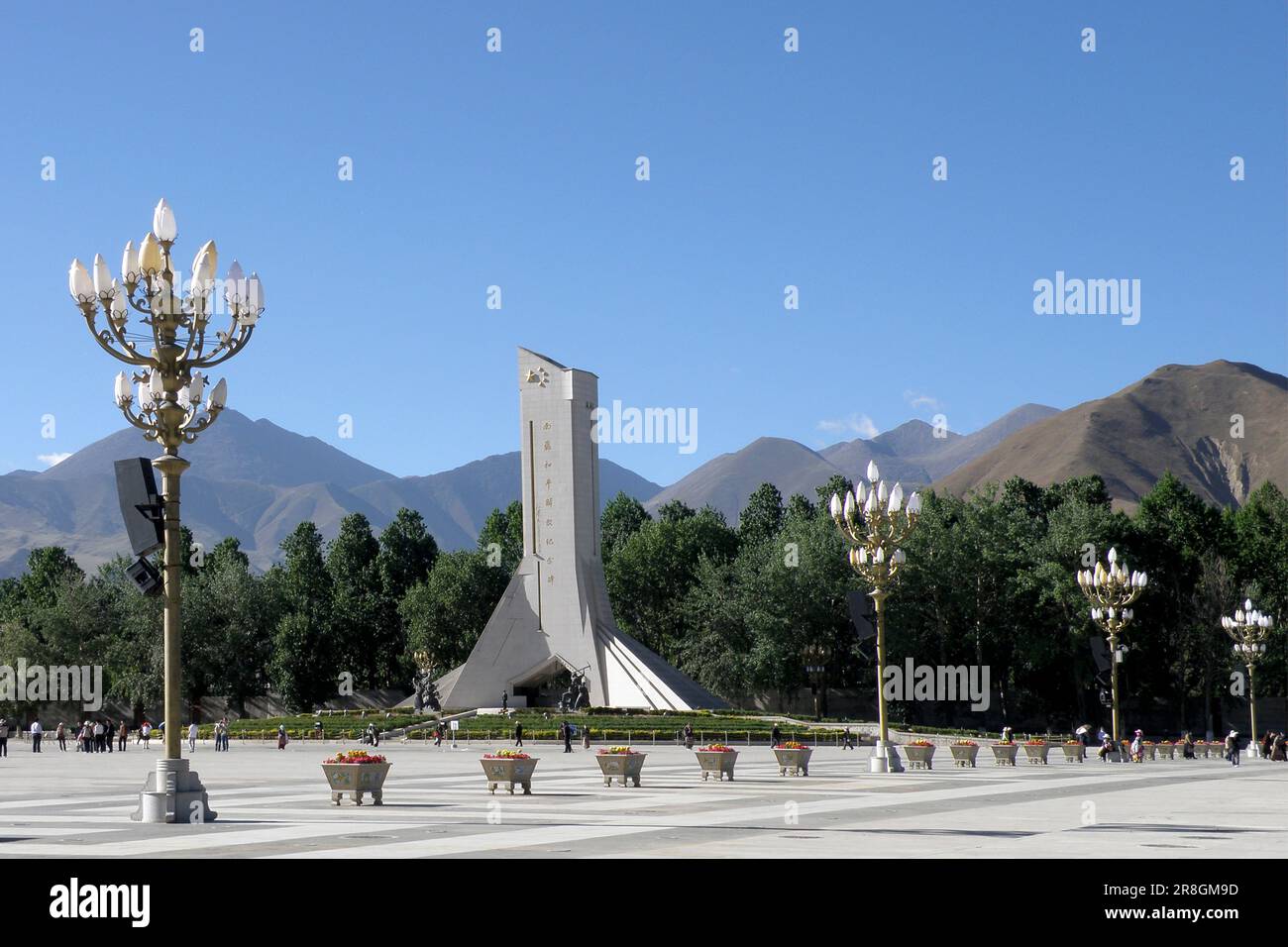 Monumento alla Liberazione, Lhasa, Tibet, Cina Foto Stock