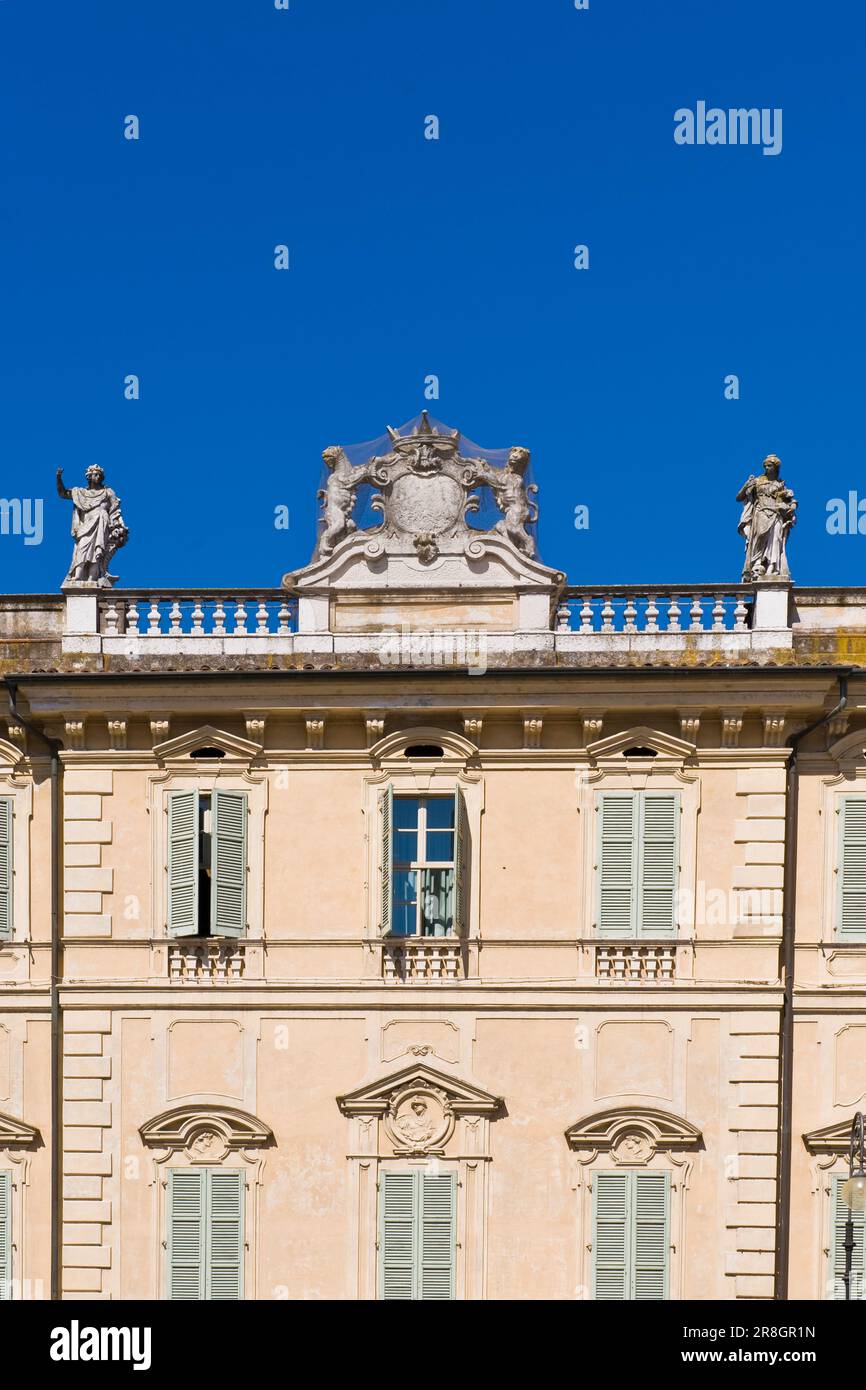 Palazzo Episcopale, Palazzo Vescovile, Piazza Sordello, Mantova, Italia Foto Stock