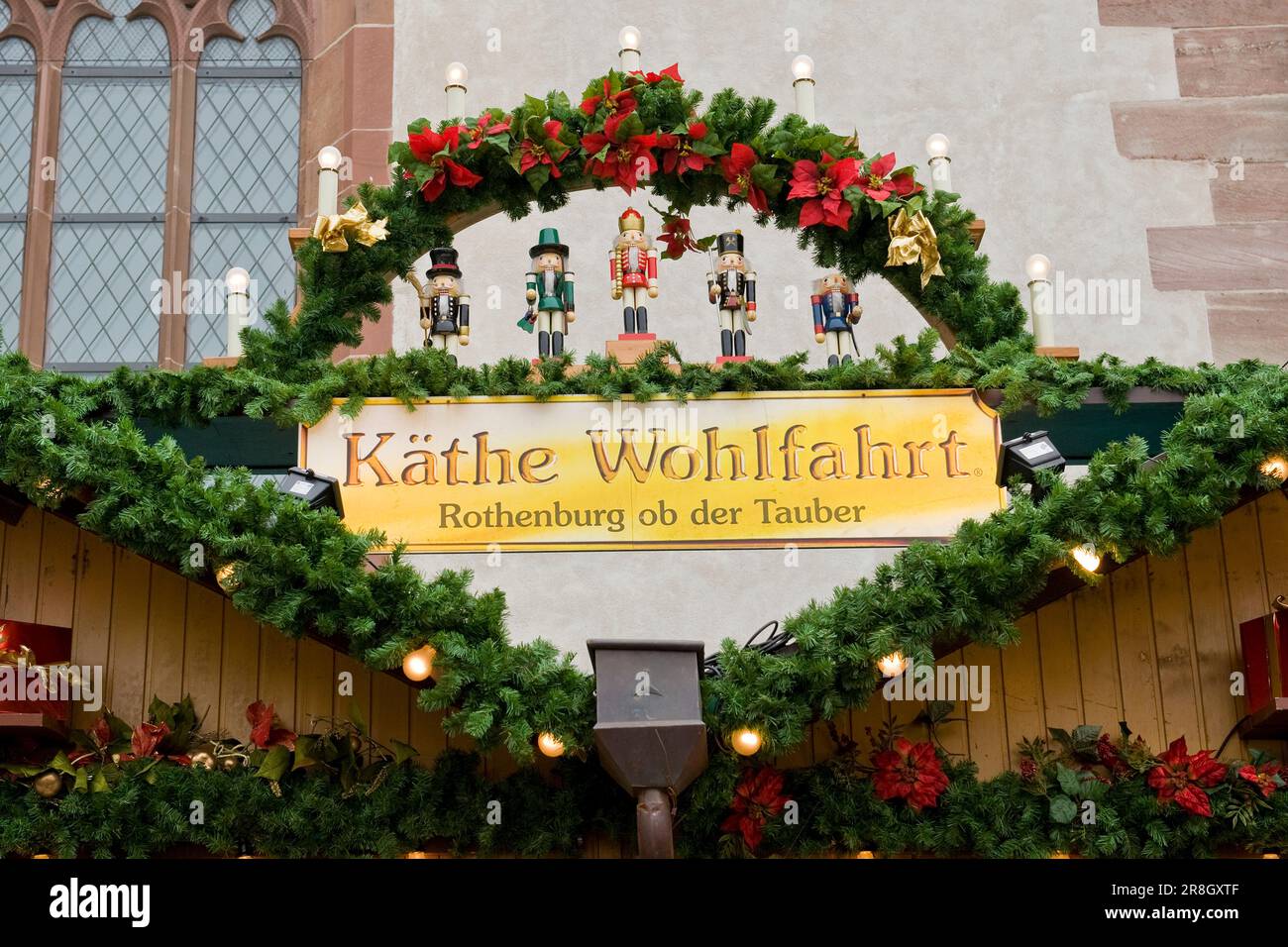 Kathe Wohlfahrt, Mercatini di Natale, Basilea, Svizzera Foto Stock