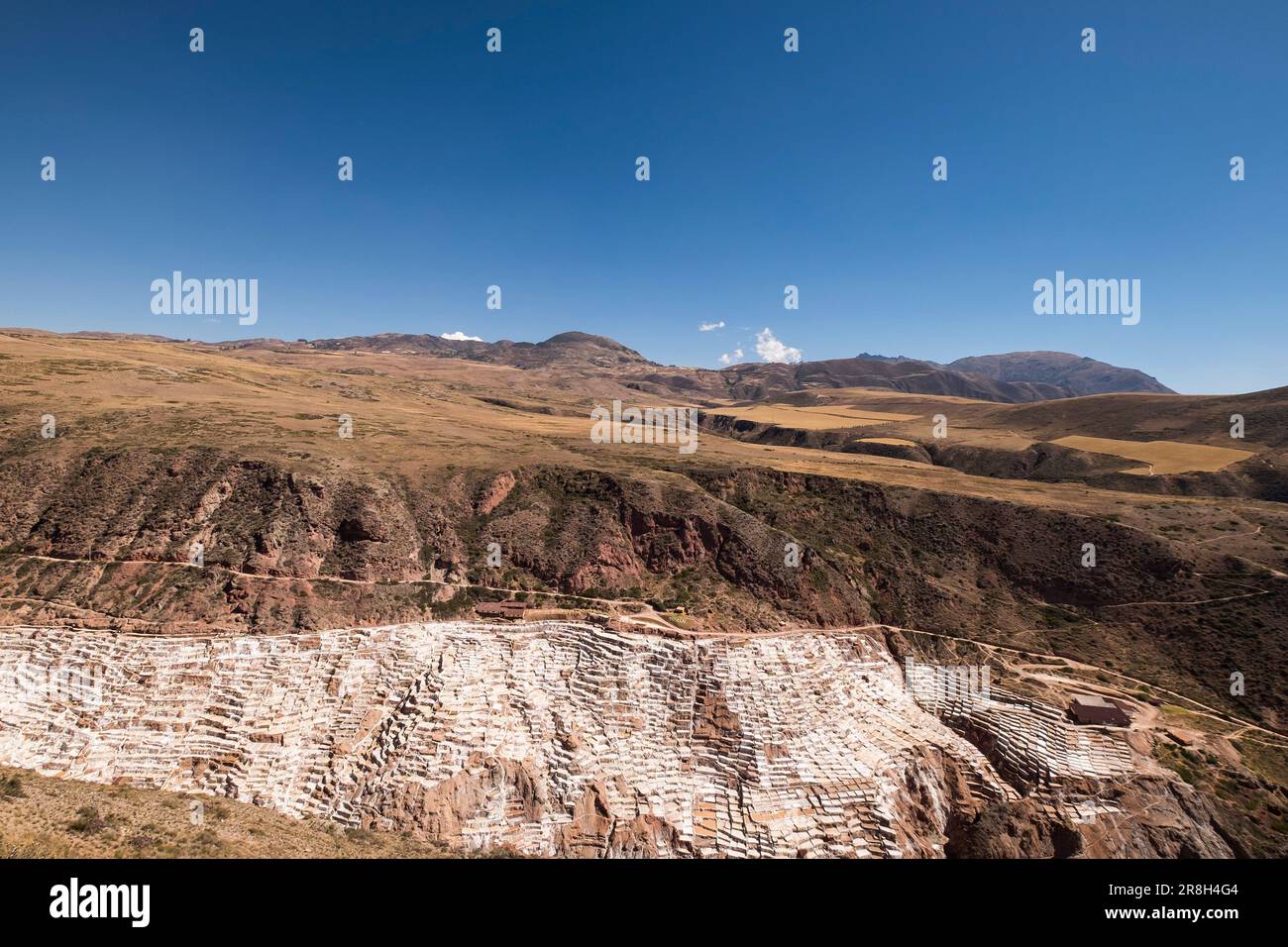 Perù. Paludi saline di Maras Foto Stock