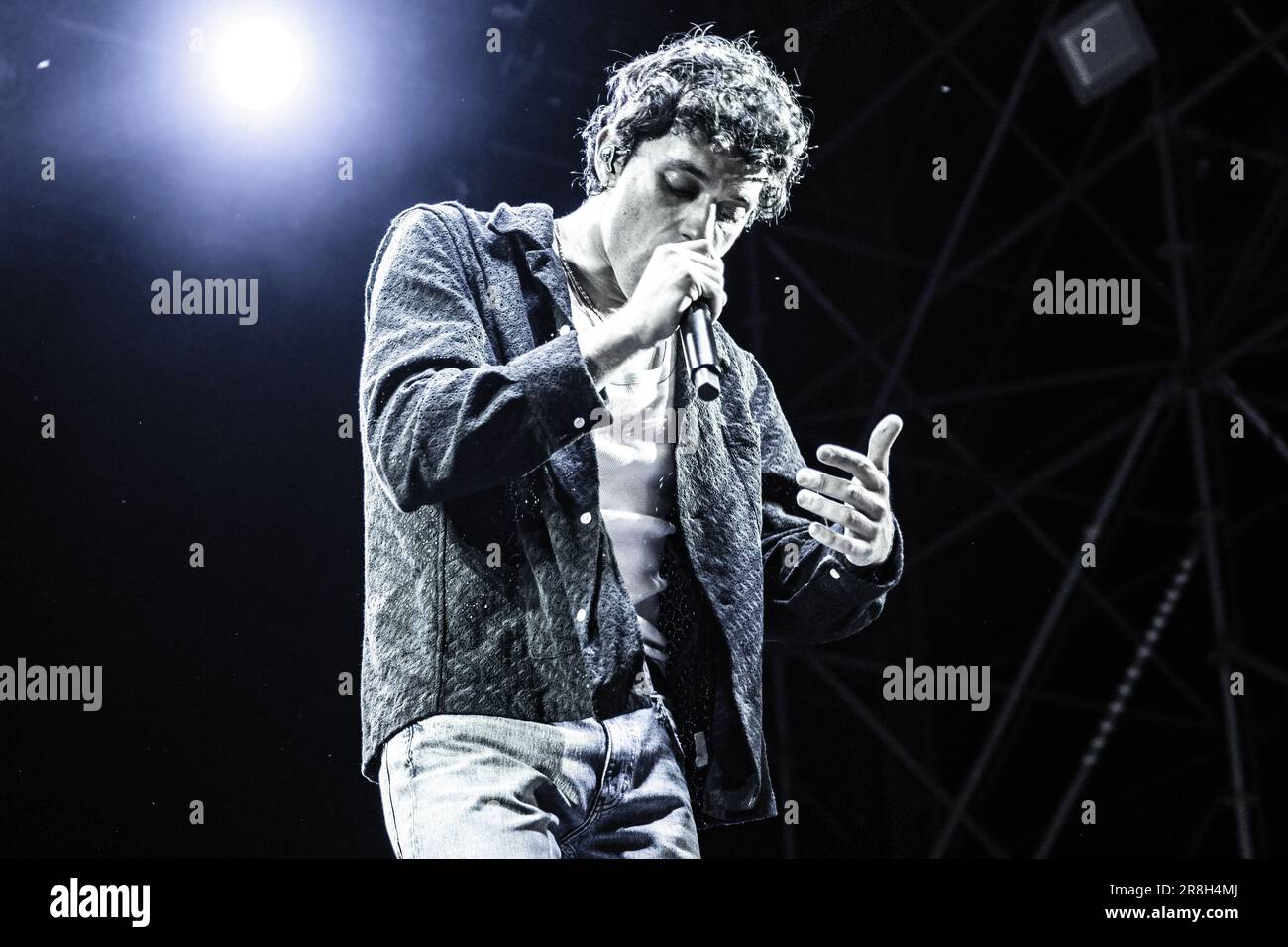 Concerto della cantante italiana Bresh all'Ippodromo delle Capannelle per il Rock in Rome Festival, Roma, Italia il 20.06.2023, Claudio Enea /sport Reporter Foto Stock