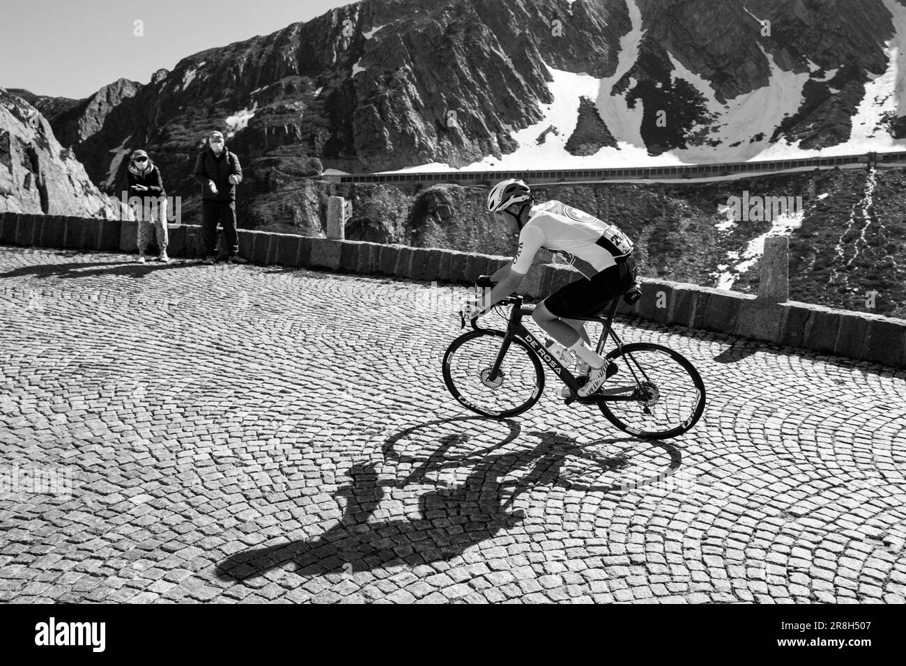 Svizzera. Tour de Suisse. Passo del San Gottardo (Tremola) Foto Stock