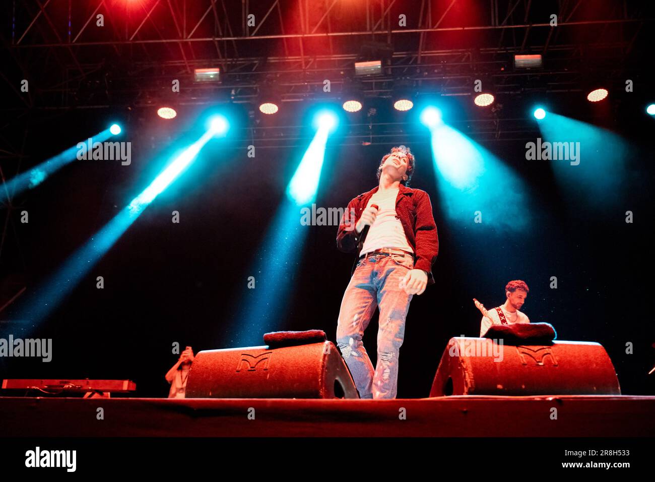 Concerto della cantante italiana Bresh all'Ippodromo delle Capannelle per il Rock in Rome Festival, Roma, Italia il 20.06.2023, Claudio Enea /sport Reporter Foto Stock