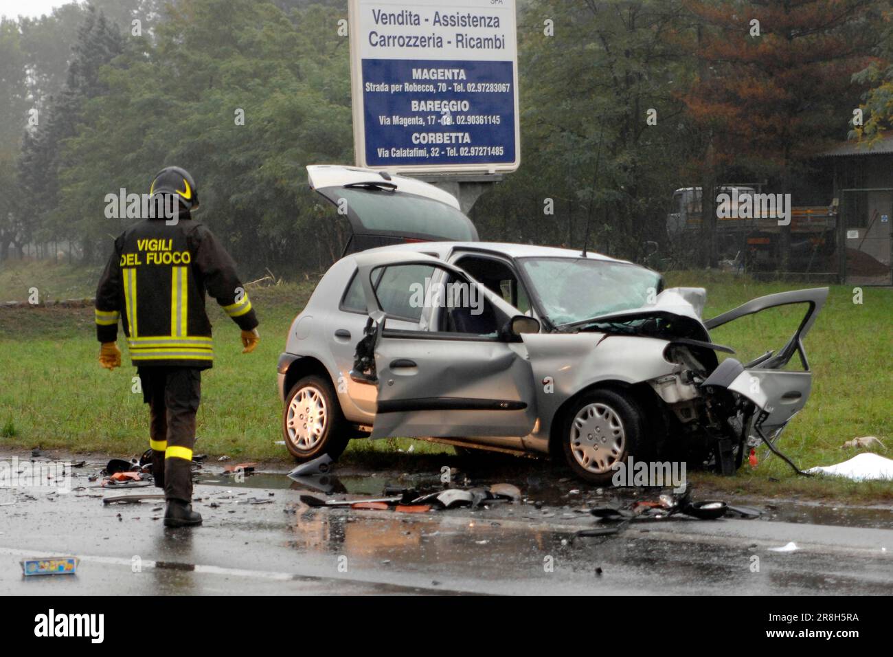 Incidenti d'auto Foto Stock