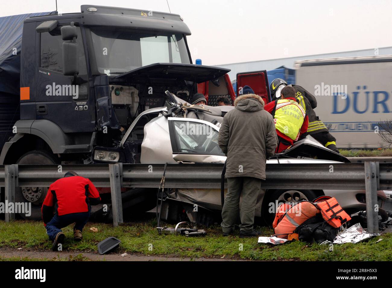 Incidenti d'auto Foto Stock