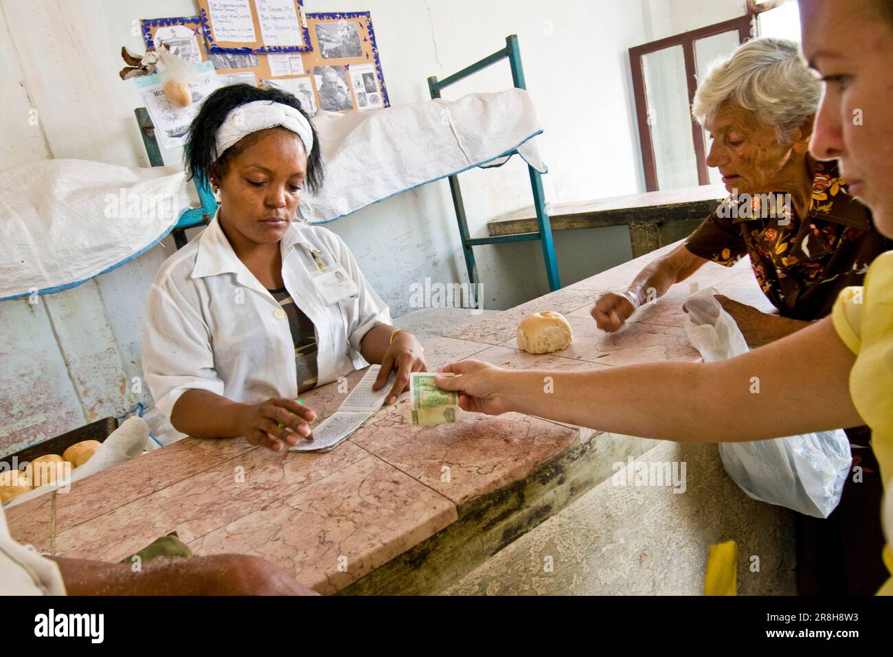 Cuba. Santiago De Cuba. Panetteria Foto Stock