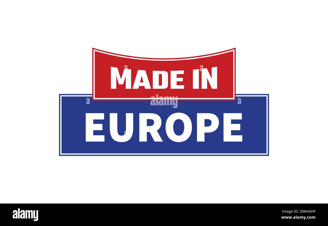 Made in Europe Seal Vector Illustrazione Vettoriale