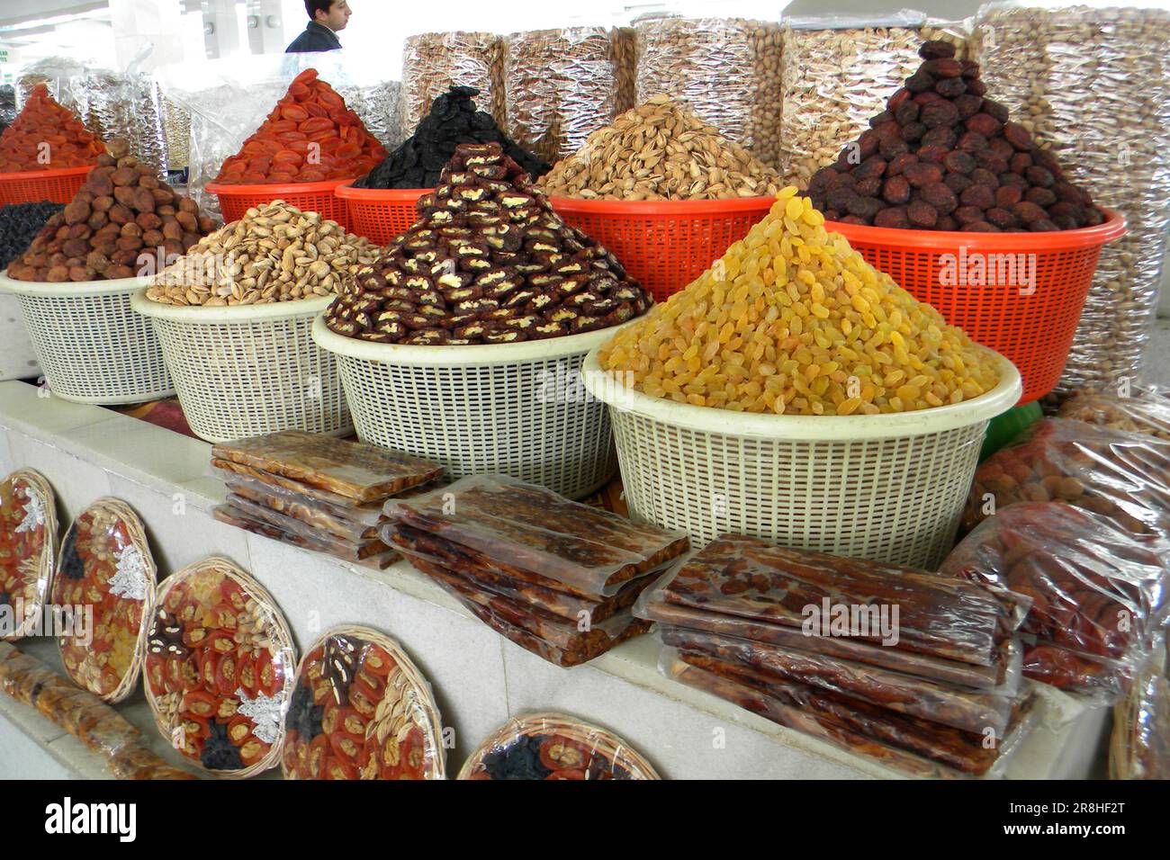 Frutta secca. Tashkent. Uzbekistan Foto Stock