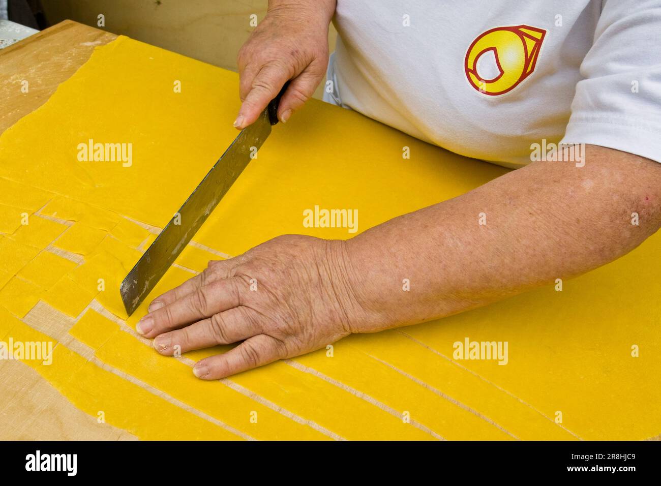 Tortellini. Emilian Food. Castelfranco Emilia. Emilia Romagna. Italia Foto Stock