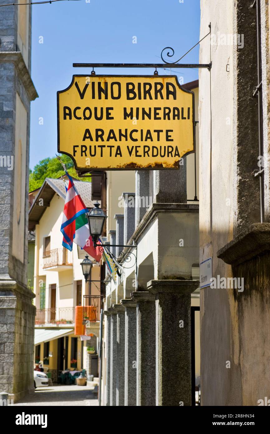 Re. Valle di Vigezzo. Piemonte. Italia Foto Stock