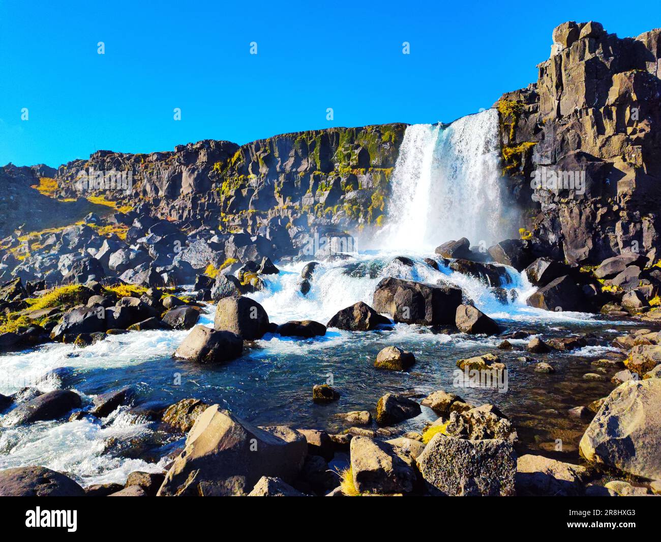 Tangenziale (Hringvegur) - Islanda Foto Stock