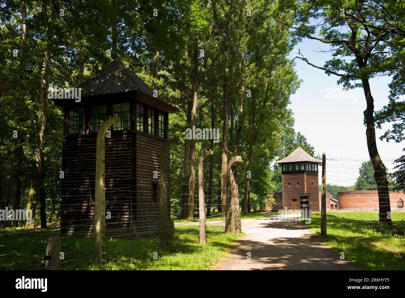 Polonia. Auschwitz-birkenau. Campo di concentramento Foto Stock