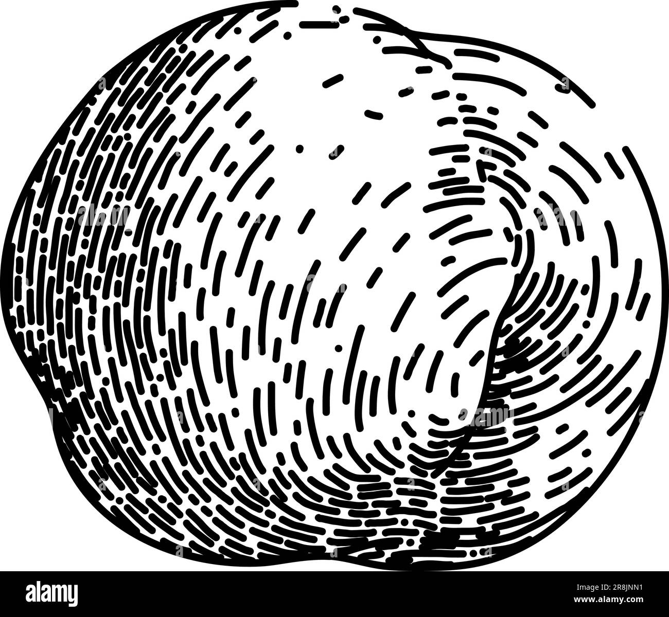 hummus di ceci disegno arabo vettore disegnato a mano Illustrazione Vettoriale