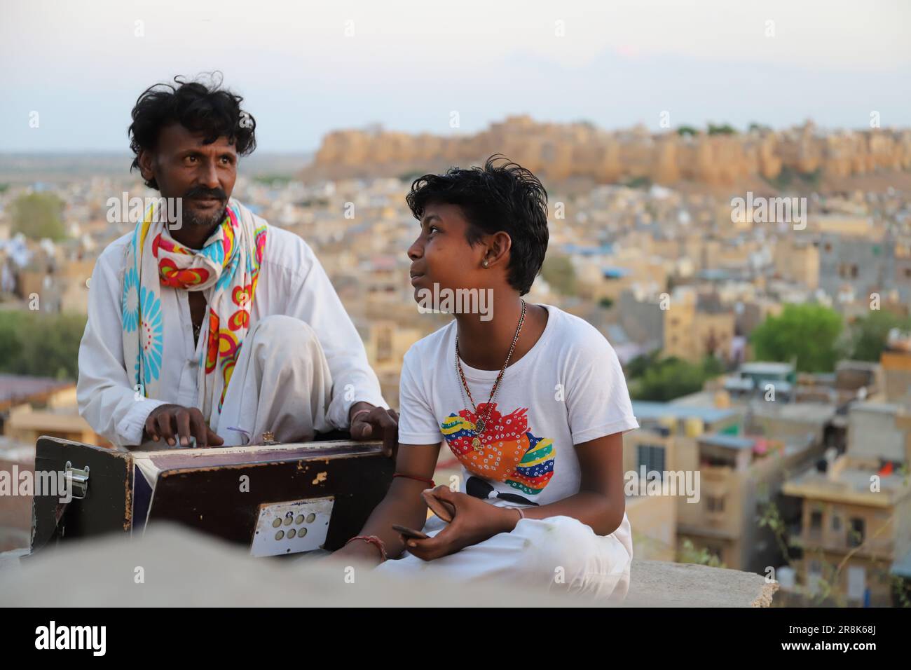 Jaisalmer - la città dorata dell'India Foto Stock