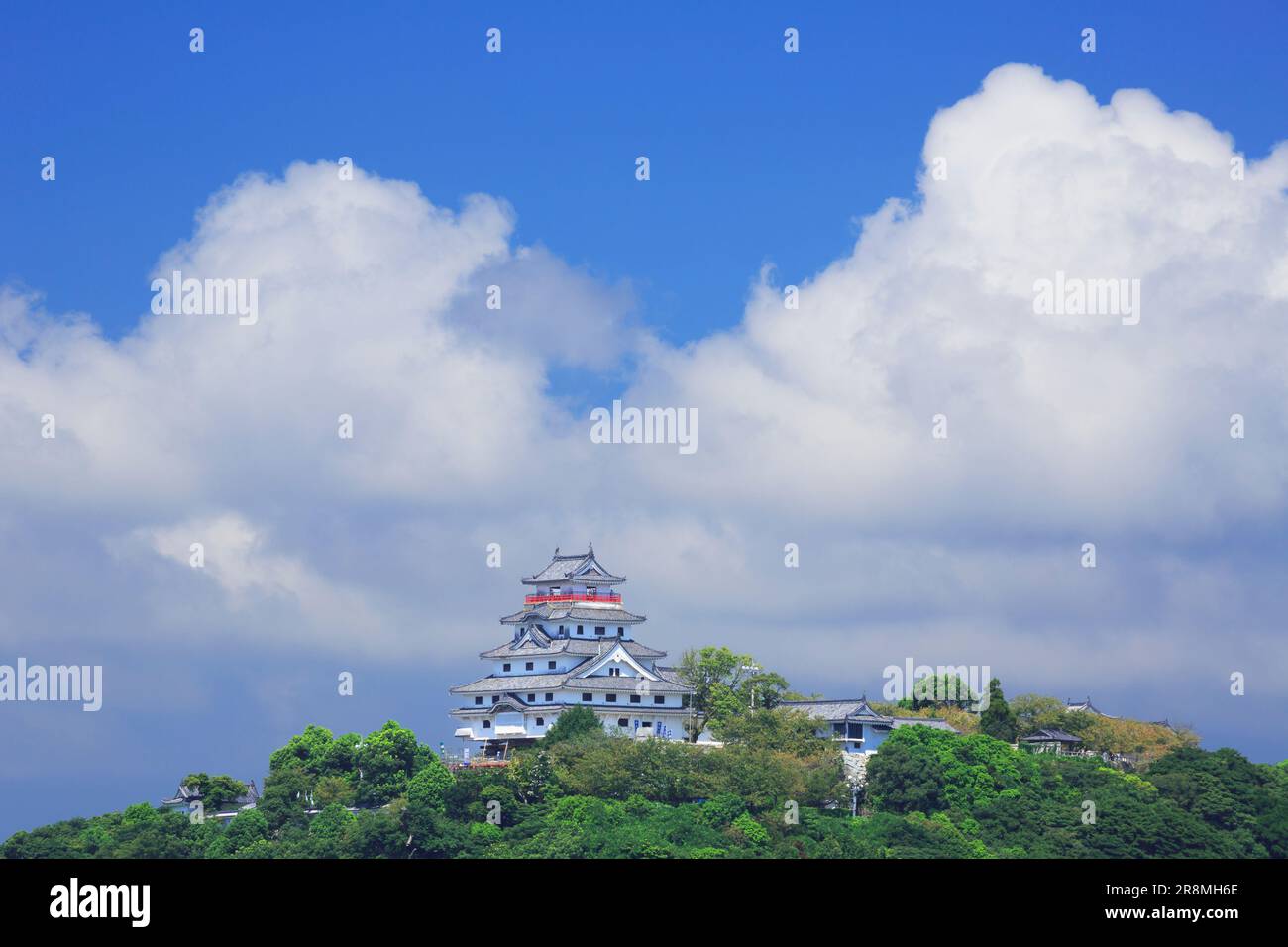 Il castello di Karatsu Foto Stock
