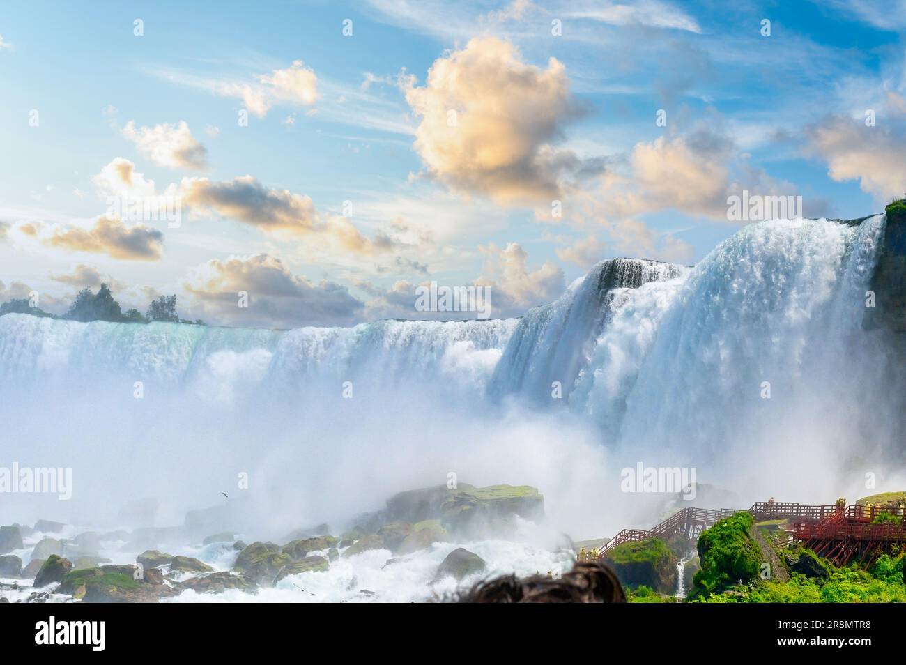 Cascate del Niagara dall'Ontario, Canada Foto Stock