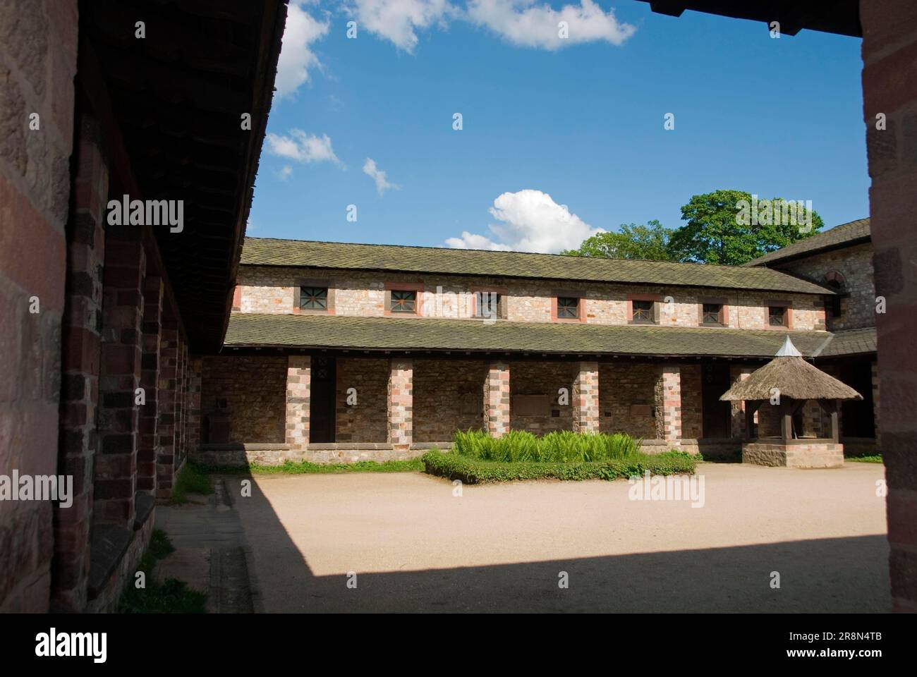 Forte romano e museo archeologico di Saalburg, forte romano, forte di Limes, Limes, vicino a Bad Homburg, Taunus, Assia, Germania Foto Stock