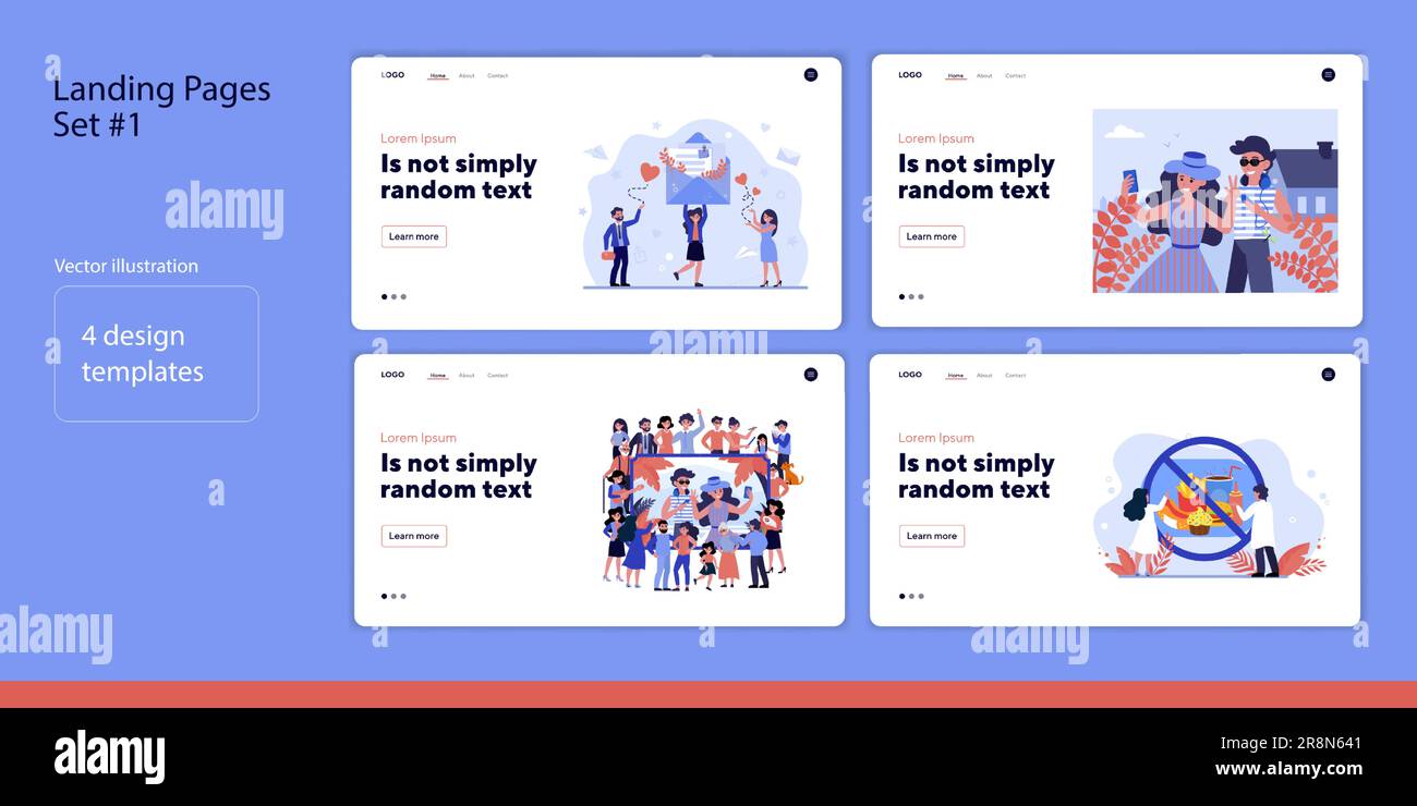 Turisti sul set vacanze Illustrazione Vettoriale