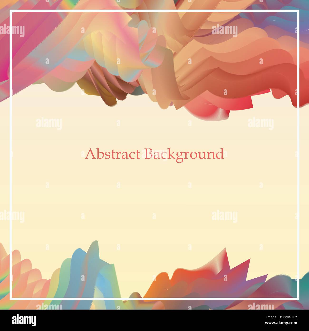 Sfondo vettoriale intricato realizzato con blending ed effetti Illustrazione Vettoriale