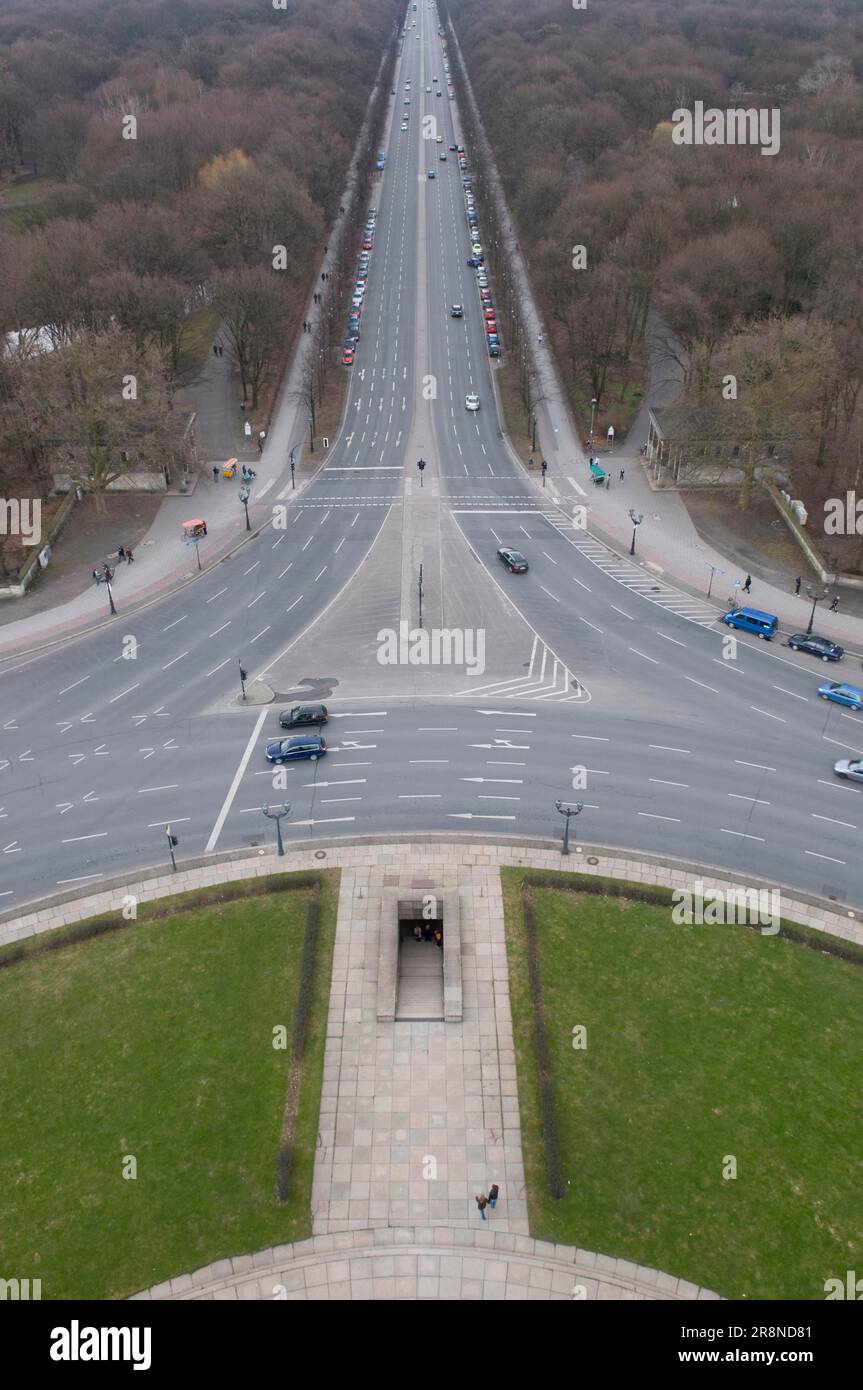 Strasse des 17. Juni, Berlino, Germania Foto Stock