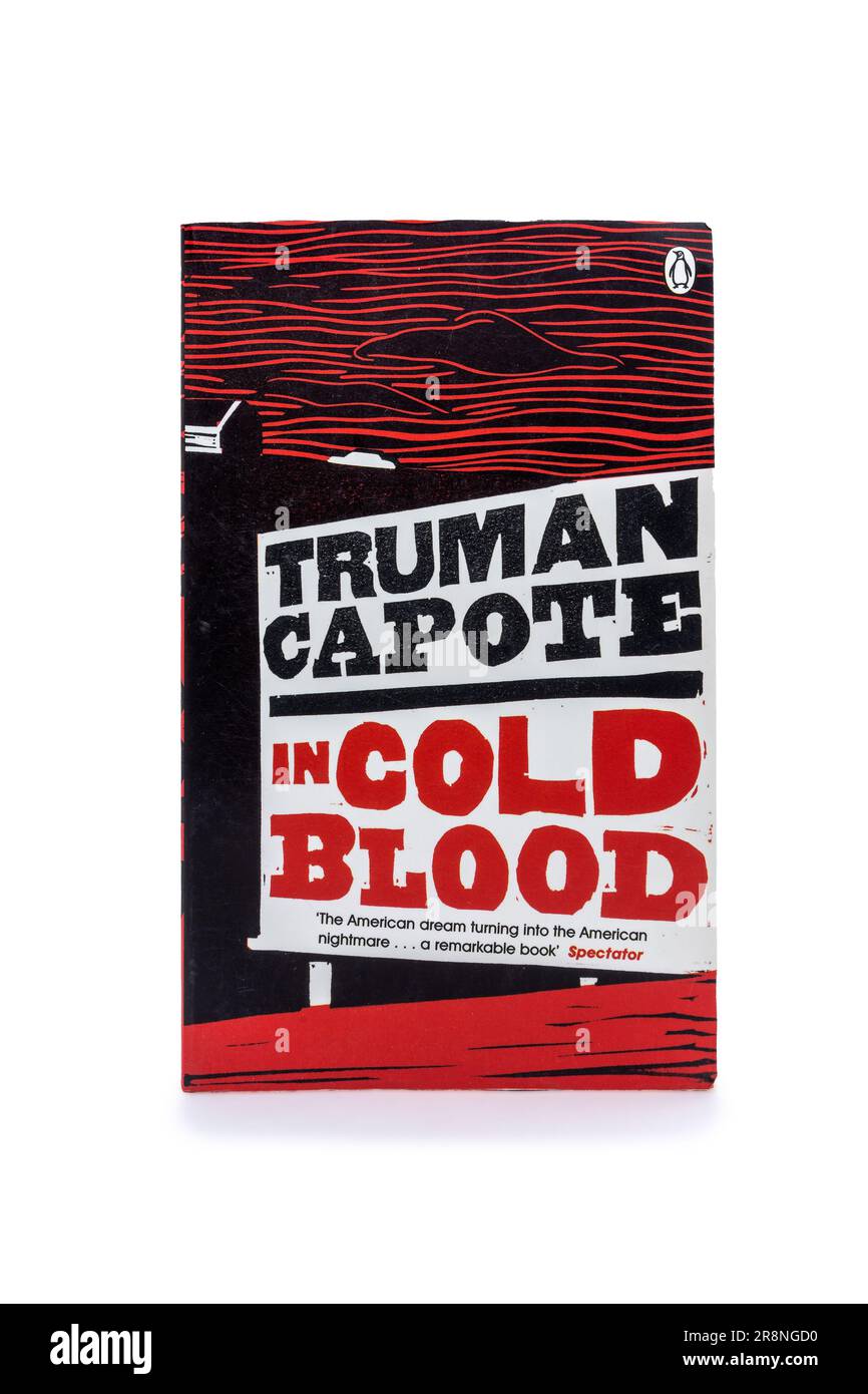 In Cold Blood di Truman Capote, isolato su sfondo bianco. Lahti, Finlandia. 1 maggio 2023. Foto Stock
