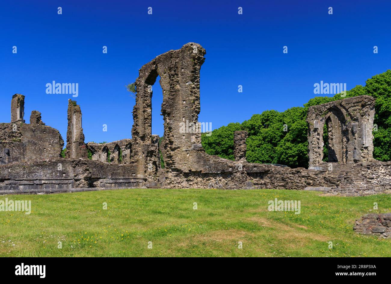 Neath Abbey, Galles del Sud, Regno Unito Foto Stock