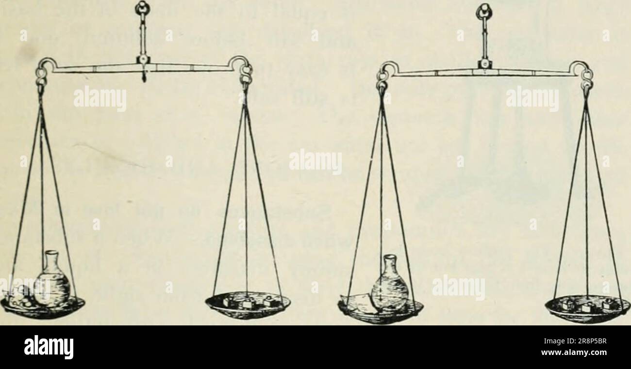 "Fisica elementare e chimica: Prima fase" (1899) Foto Stock
