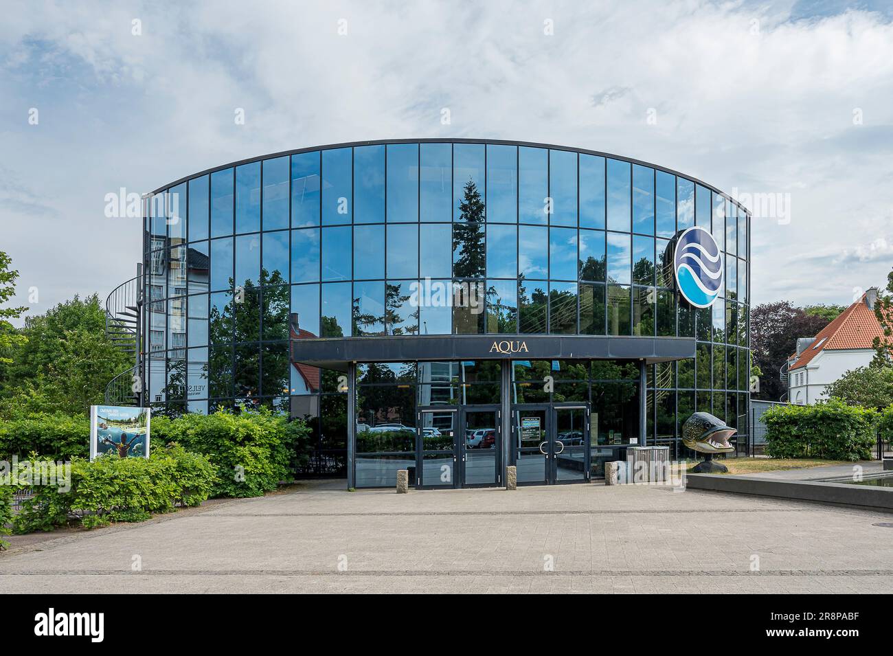 AQUA Aquarium & Wildlife Park è un centro di scoperta che ospita il più grande acquario d'acqua dolce dell'Europa settentrionale, Silkeborg, Danimarca, 22 giugno 202 Foto Stock