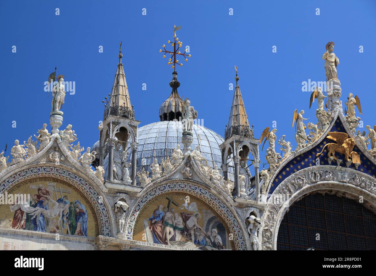 Basilica di San Marco a Venezia, Italia. Nome italiano: Basilica San Marco. Foto Stock