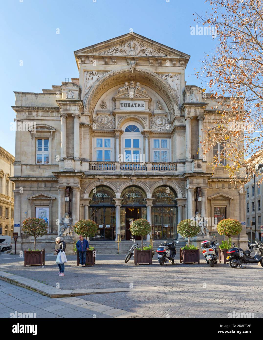 Avignone, Francia - 30 gennaio 2016: Ad Avignone, Francia. Foto Stock