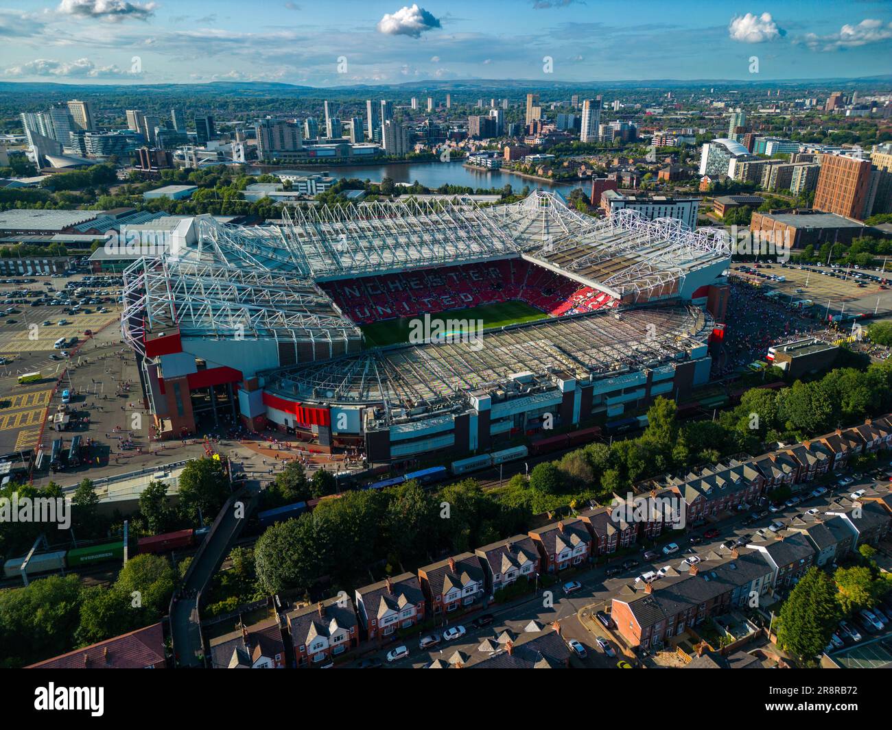 Manchester United FC, Old Trafford Foto Stock