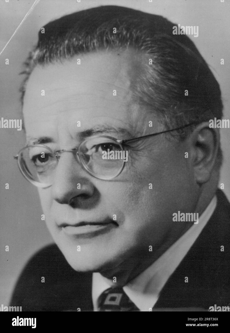 Politici italiani: Palmiro Togliatti - Capo del Partito Comunista Italiano; membro della Camera dei deputati. Novembre 30, 1954. (Foto con Camera Press). Foto Stock