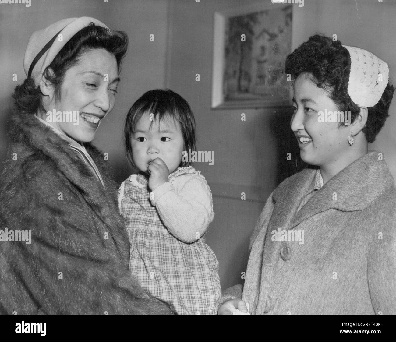 Kimiko Suzuki. Luglio 30, 1955. Foto Stock