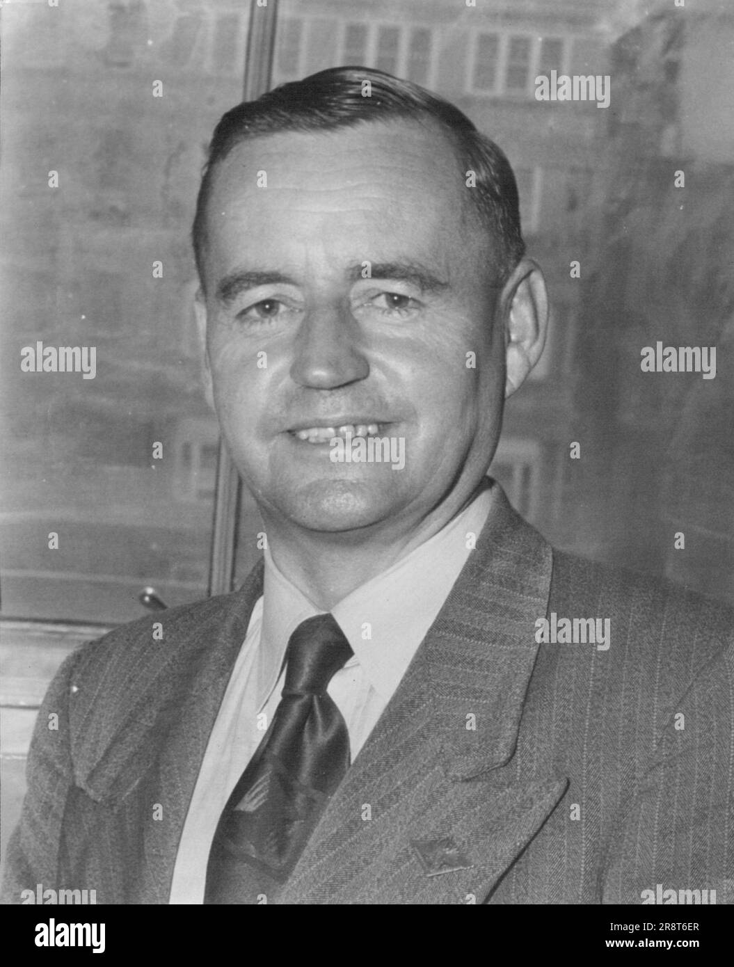 Eric George Trembath, di Brighton ***** Candidato indipendente per l'elettorato di Barton elezioni federali del 10 dicembre. Ottobre 15, 1955. Foto Stock