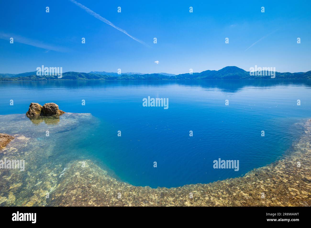 Il lago di Tazawa Foto Stock