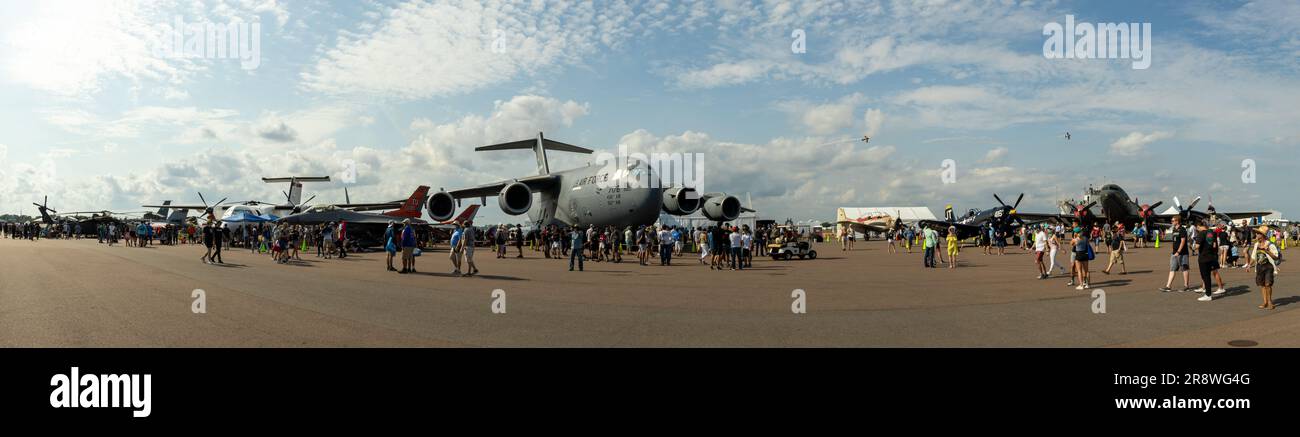 Un'incredibile gamma di aerei. Foto Stock