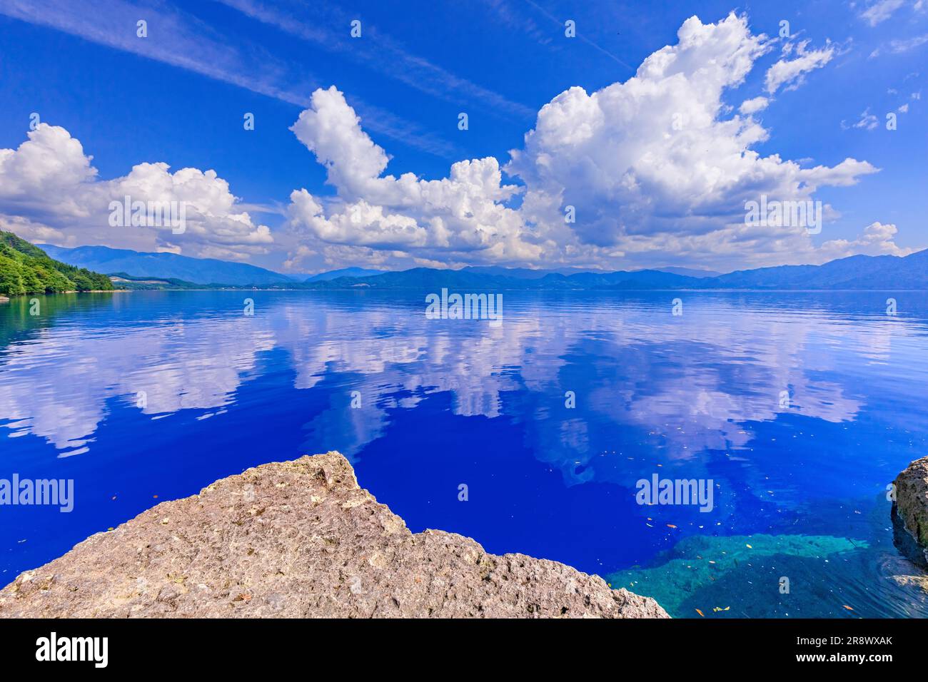 Il lago di Tazawa Foto Stock