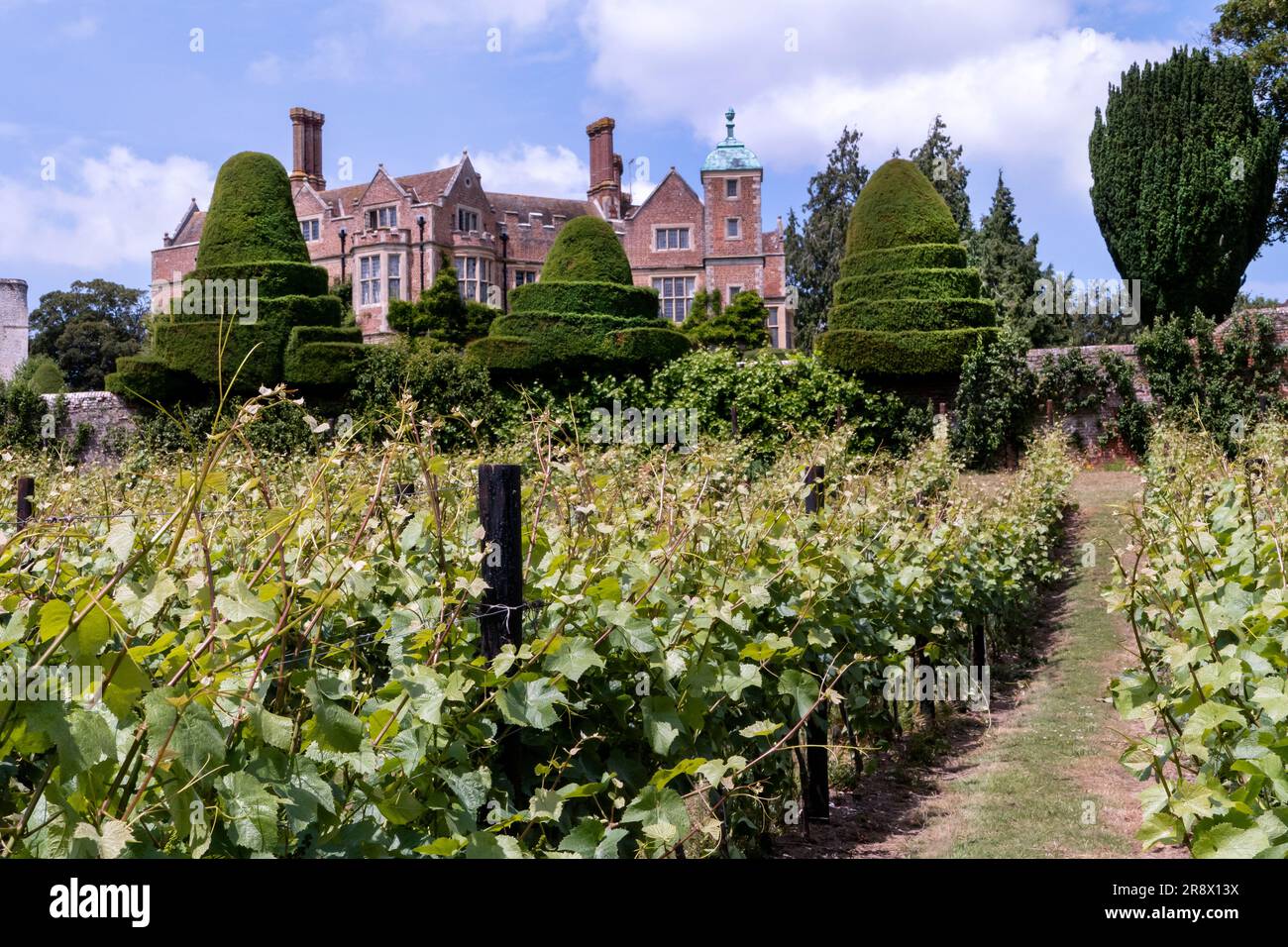 Apertura giornaliera al Chilham Castle Chilham Kent, Regno Unito Foto Stock