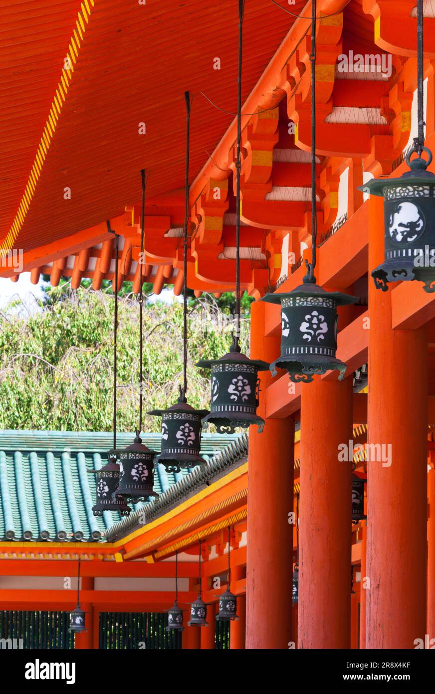 Santuario di Heian Foto Stock