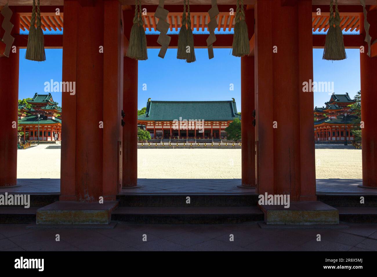 Santuario di Heian Foto Stock